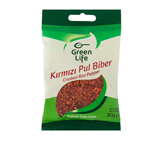 Green Life Kırmızı Pul Biber (70 g) Barkod Numarası