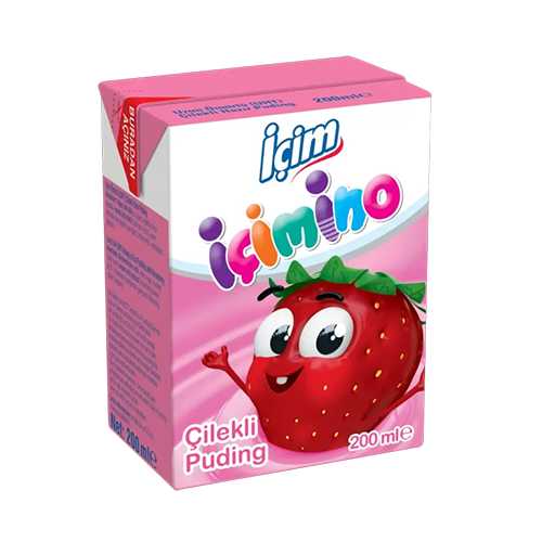 İçim İçimino Çilekli Puding (200 ml) Barkod Numarası