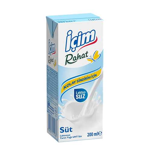 İçim Rahat Laktozsuz Süt (200 ml) Barkod Numarası