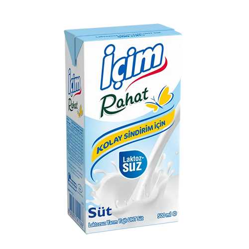 İçim Rahat Laktozsuz Süt (500 ml) Barkod Numarası