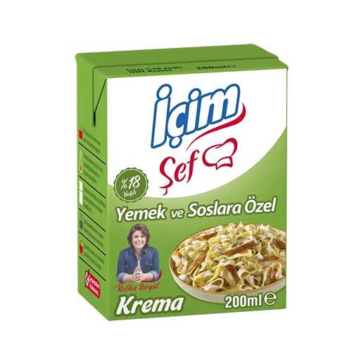 İçim Şef %18 Yağlı Krema (200 ml) Barkod Numarası