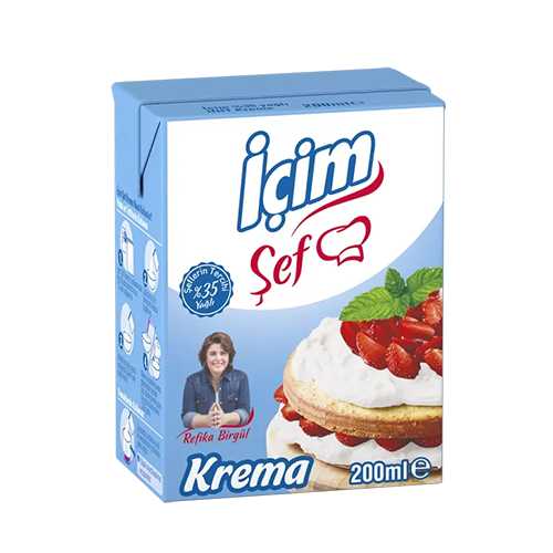 İçim Şef %35 Yağlı Krema (200 ml) Barkod Numarası