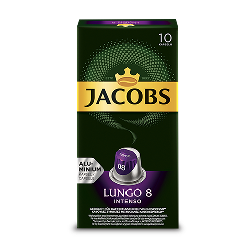 Jacobs Kapsül Lungo Yoğunluk 8 (10'lu) Barkod Numarası