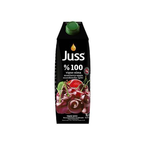Juss %100 Vişne - Elma Meyve Suyu (1 L) Barkod Numarası