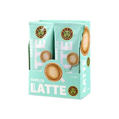 Kahve Dünyası Özel Seri Sıcak Vanilyalı Aromalı Caffe Latte (10'lu) Barkod Numarası