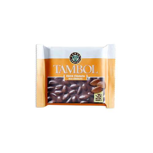 Kahve Dünyası Tambol Bütün Bademli Sütlü Çikolata (100 g) Barkod Numarası