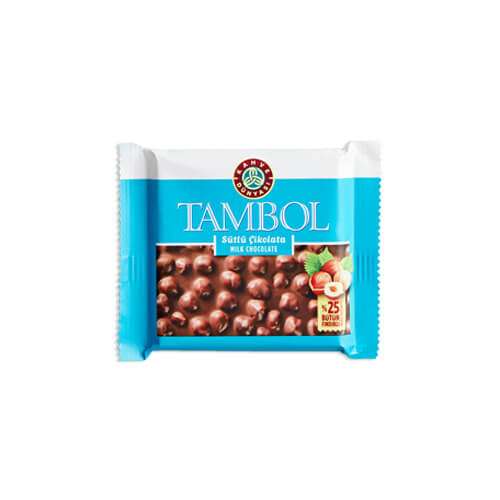 Kahve Dünyası Tambol Bütün Fındıklı Sütlü Çikolata (100 g) Barkod Numarası