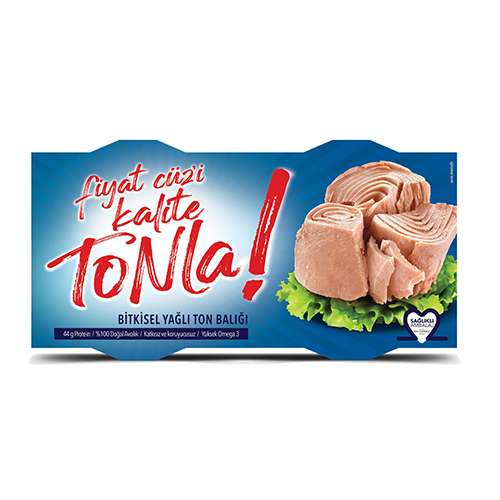 Kalite Tonla Ayçiçek Yağlı Ton Balığı (2 x 150 g) Barkod Numarası