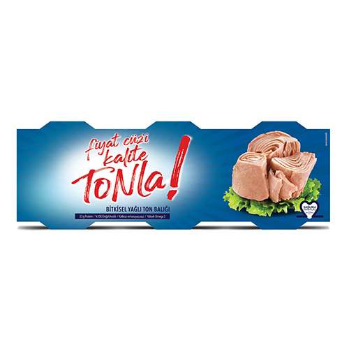 Kalite Tonla Ayçiçek Yağlı Ton Balığı (3 x 75 g) Barkod Numarası
