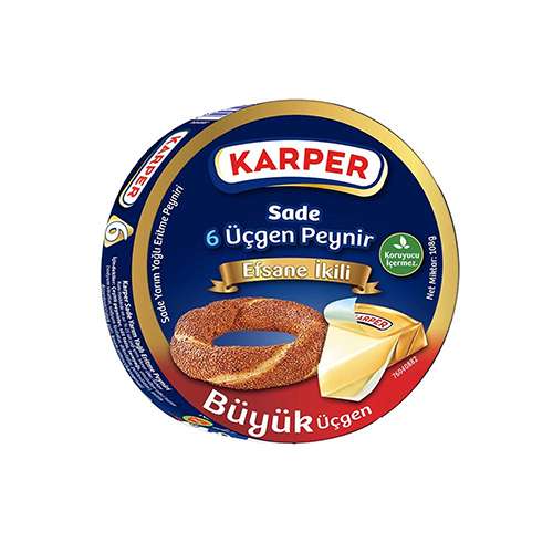 Karper Üçgen Peynir 6'lı (108 g) Barkod Numarası