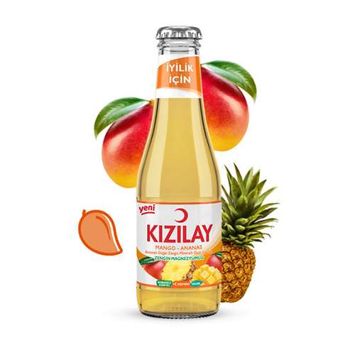 Kızılay Mango & Ananas Aromalı Maden Suyu (200 ml) Barkod Numarası