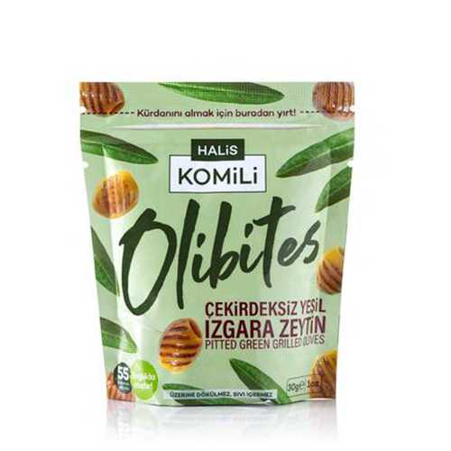 Komili Olibites Çekirdeksiz Izgara Yeşil Zeytin (30 g) Barkod Numarası
