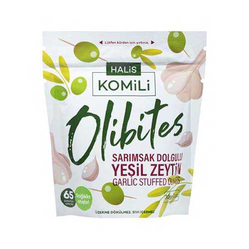 Komili Olibites Sarımsak Dolgulu Yeşil Zeytin (30 g) Barkod Numarası