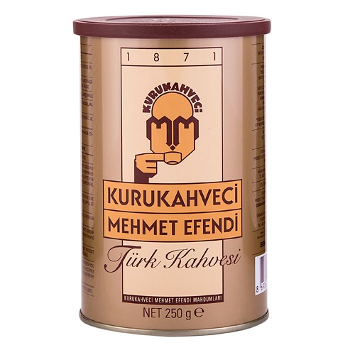 Kurukahveci Mehmet Efendi Türk Kahvesi Teneke Ambalaj (250 g) Barkod Numarası