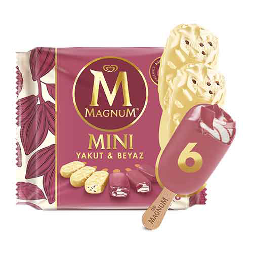 Magnum Mini Yakut & Beyaz (6'lı) Barkod Numarası