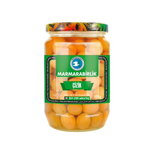 Marmarabirlik Doğal Çizik Yeşil Zeytin (400 g) Barkod Numarası