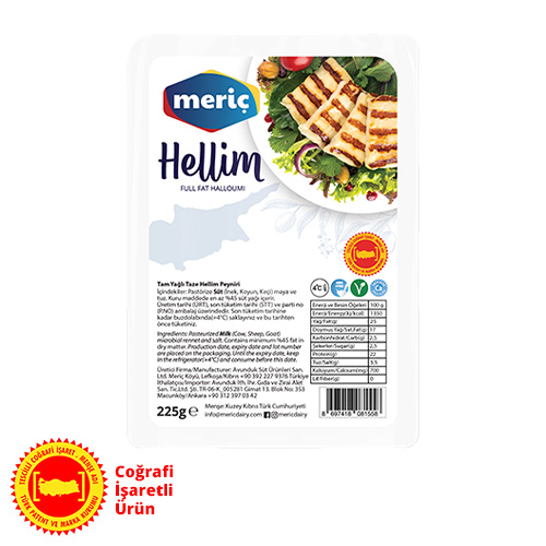 Meriç Hellim Peyniri (225 g) Barkod Numarası