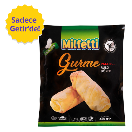 Milfetti Gurme Serisi Patatesli Mini Rulo Börek (450 g) Barkod Numarası