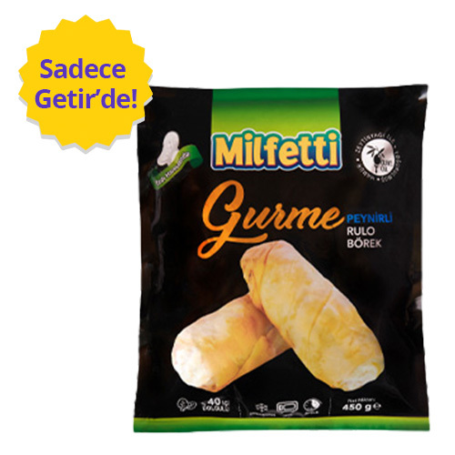 Milfetti Gurme Serisi Peynirli Mini Rulo Börek (450 g) Barkod Numarası