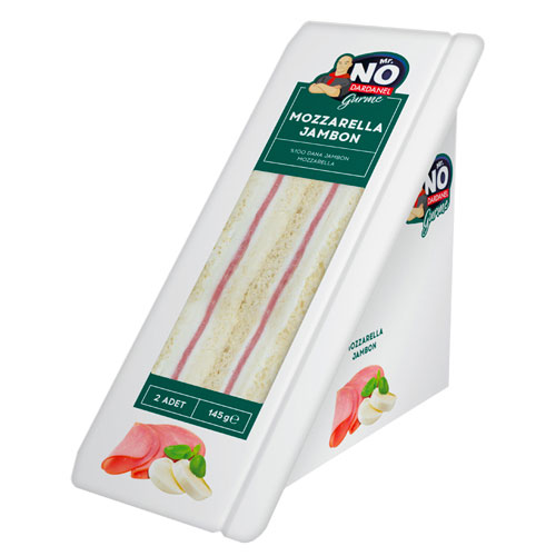 Mr. NO Gurme Mozzarella Peynirli ve Dana Jambonlu Sandviç (145 g) Barkod Numarası