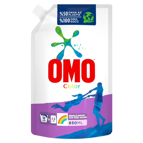 Omo Sıvı Pouch Color 18 Yıkama (1170 ml) Barkod Numarası