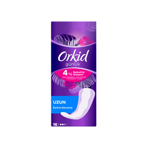 Orkid Günlük Ped Uzun (16'lı) Barkod Numarası