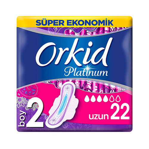 Orkid Platinum Hijyenik Ped Uzun (22'li) Barkod Numarası