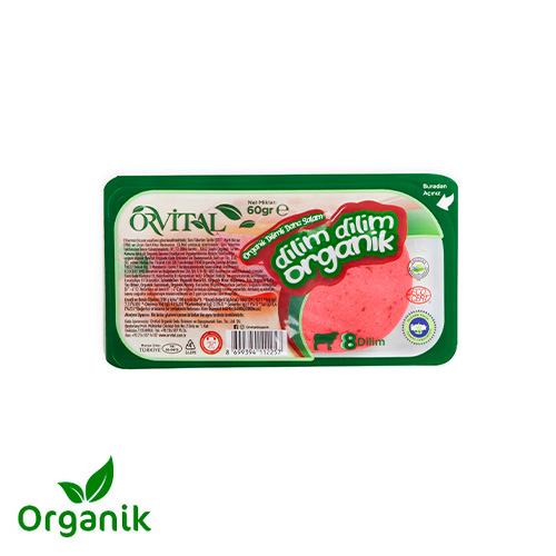 Orvital Organik Dilimli Salam (60 g) Barkod Numarası