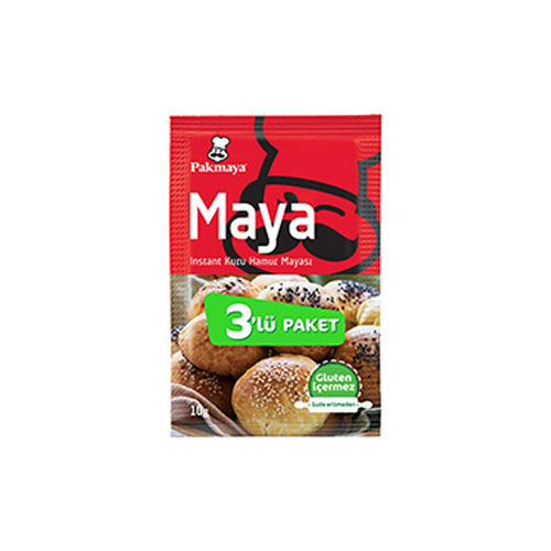 Pakmaya Instant Maya (3 x 10 g) Barkod Numarası