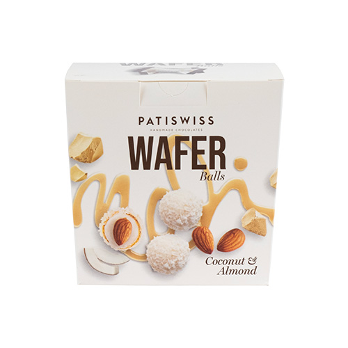 Patiswiss Hindistan Cevizli Bademli Wafer Balls (150 g) Barkod Numarası