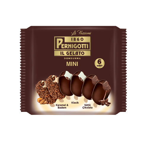 Pernigotti IL Gelato Mini Klasik & Karamel & Badem  (6'lı) Barkod Numarası