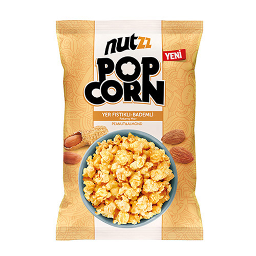 Peyman Nutzz Popcorn Yer Fıstıklı & Bademli (85 g) Barkod Numarası