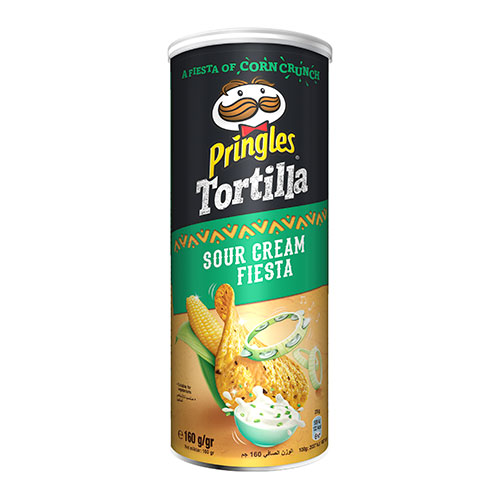 Pringles Tortilla Ekşi Krema (160 g) Barkod Numarası
