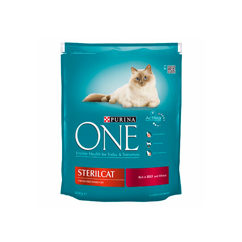 Purina One Kısırlaştırılmış Kedi Maması Sığır Etli (800 g) Barkod Numarası