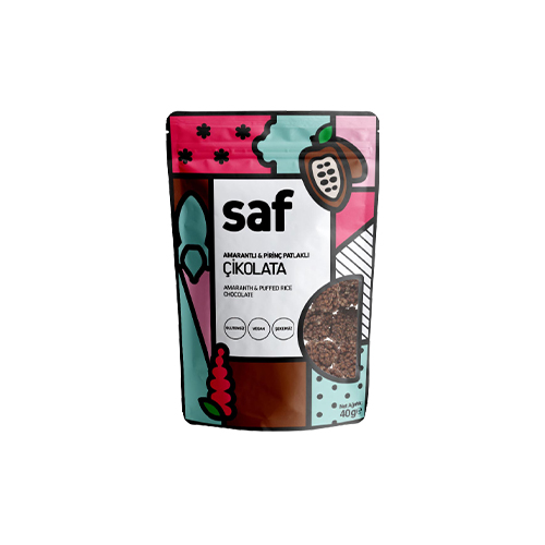 Saf Amarant & Pirinç Patlaklı Çikolata (40 g) Barkod Numarası