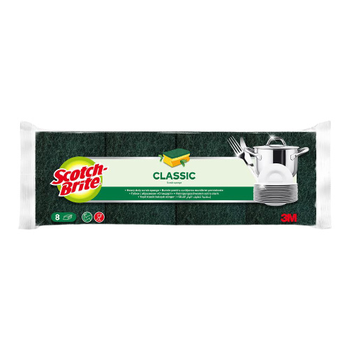 Scotch Brite Yeşil Klasik Tırnak Koruyucu Sünger (8'li) Barkod Numarası