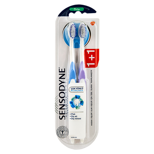 Sensodyne Çok Yönlü Koruma Diş Fırçası Orta (1 + 1) Barkod Numarası
