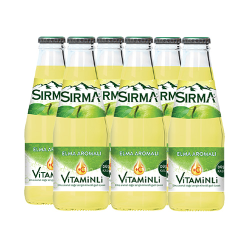 Sırma C+Elma Aromalı Vitaminli Maden Suyu (6 x 200 ml) Barkod Numarası
