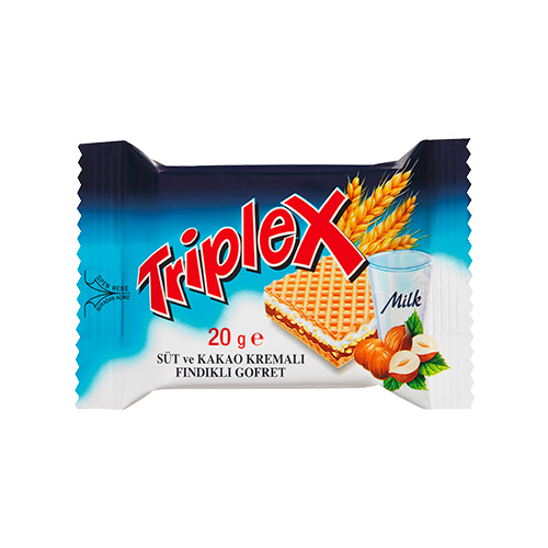 Şölen Triplex Kakao Kremalı Fındıklı Gofret (4 x 20 g) Barkod Numarası
