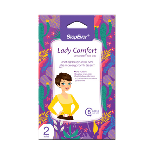StopEver Lady Comfort Adet Ağrıları İçin Isıtıcı Ped (2'li) Barkod Numarası