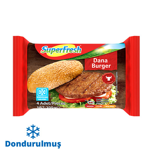 SuperFresh Dana Burger Köfte (200 g) Barkod Numarası