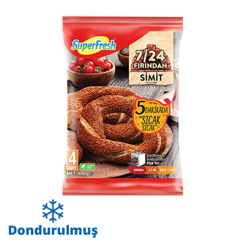 SuperFresh Fırından Dondurulmuş Simit (4 x 100 g) Barkod Numarası