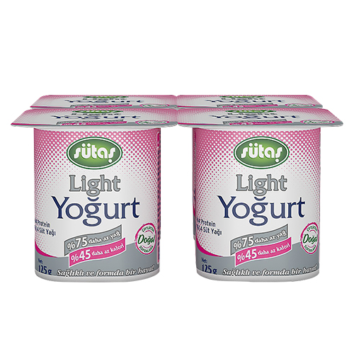 Sütaş Light Yoğurt (4 x 125 g) Barkod Numarası