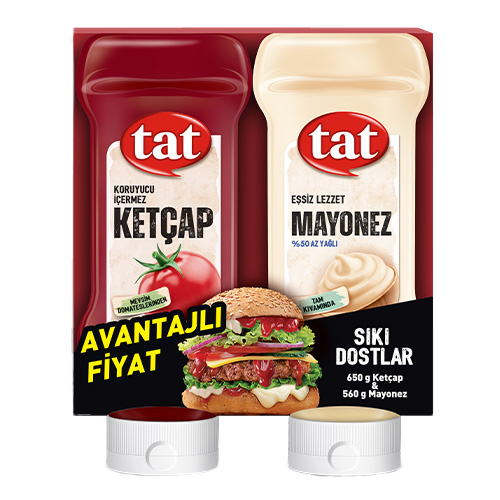 Tat Sıkı Dostlar Ketçap & Mayonez (650 g & 560 g) Barkod Numarası