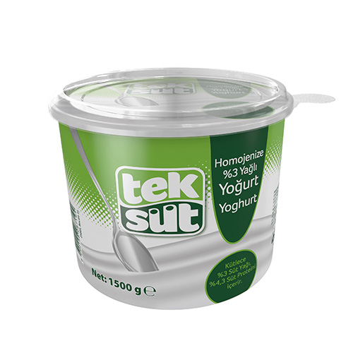Teksüt Tam Yağlı Yoğurt (1500 g) Barkod Numarası