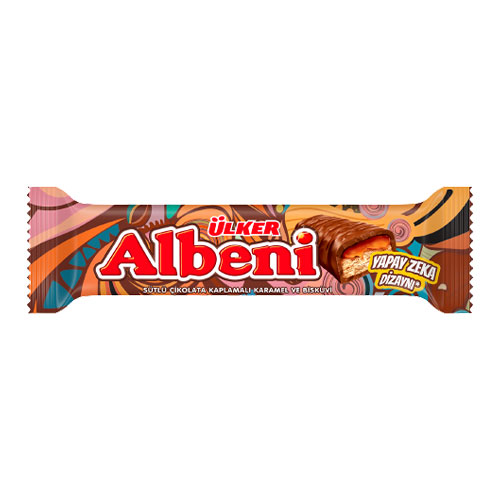 Ülker Albeni Eğlenceli Yapay Zeka Tasarımı (40 g) Barkod Numarası