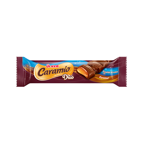 Ülker Caramio Duo Fındıklı Karamelli Çikolata (32 g) Barkod Numarası