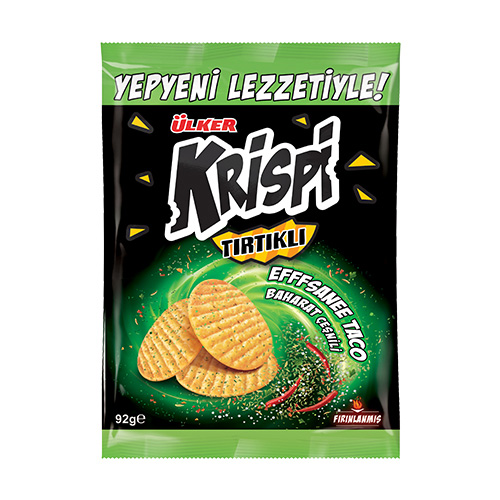 Ülker Krispi Tırtıklı Kraker Baharatlı (92 g) Barkod Numarası