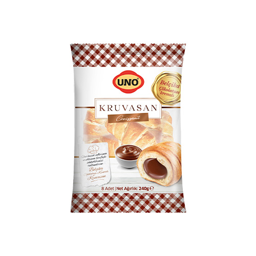 Uno Çikolata Kremalı Kruvasan (8'li) Barkod Numarası
