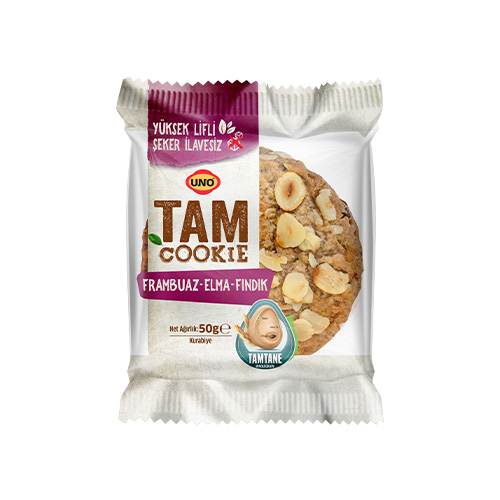 Uno Tam Cookie Frambuaz & Elma & Fındık (50 g) Barkod Numarası